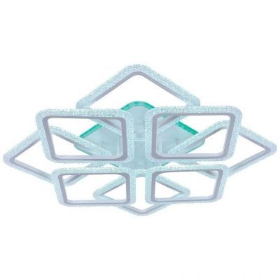 Потолочный светодиодный светильник 8015/4+4 WHT 224W+11W RGB белый Profit Light