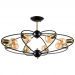 Потолочная люстра Arte Lamp Glasgow A1963PL-8BK