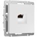 Розетка Ethernet RJ-45 cat. 6A экранированная (белый матовый) W5120001 Werkel