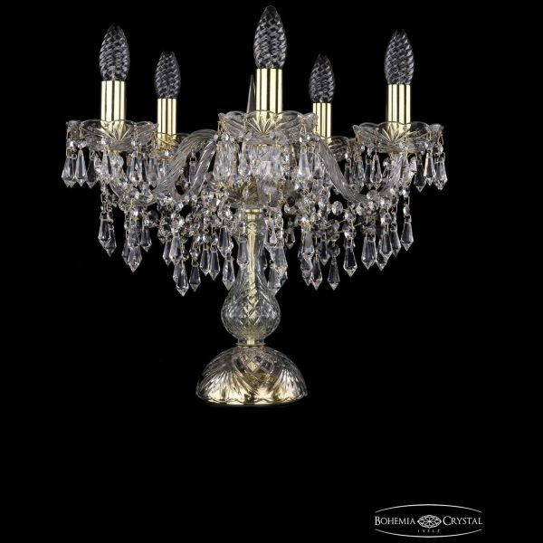 Настольная лампа Bohemia Ivele Crystal 1403L/5/141-39/G