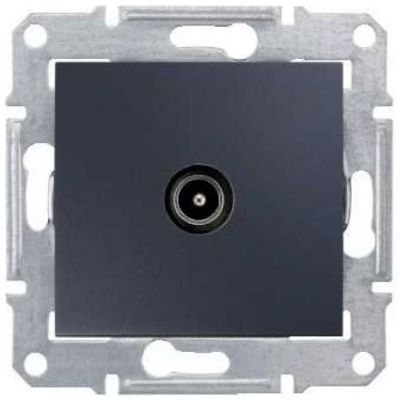 TV розетка оконечная Schneider Electric Sedna Графит 1db