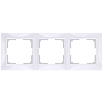 Рамка 3-местная Werkel W0032001 белый (WL03-Frame-03)