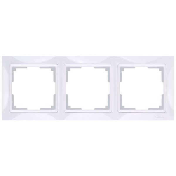 Рамка 3-местная Werkel W0032001 белый (WL03-Frame-03)