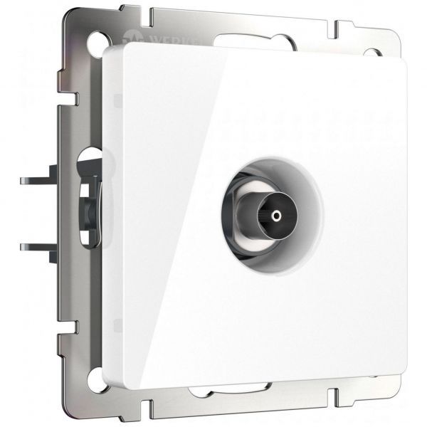 Розетка TV Werkel W1183001 белый (WL01-TV)