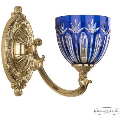 Бра бронзовые 7209B10/1/175 G P1 U Clear-Blue/H-1i Bohemia Ivele Crystal