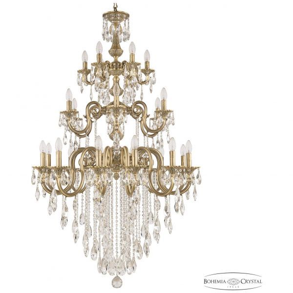 Люстра бронзовая 72103/12+6+6/300/3d B FP Bohemia Ivele Crystal