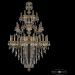 Люстра бронзовая 72103/12+6+6/300/3d B FP Bohemia Ivele Crystal