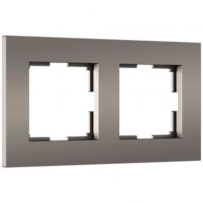 Рамка на 2 поста Slab (бронза матовый) W0022963 Werkel