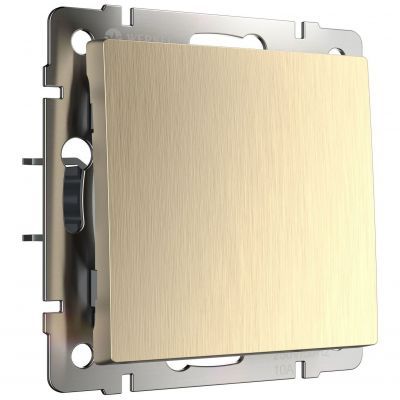 Выключатель 1-клавишный Werkel W1110010 шампань рифленый (WL10-SW-1G)
