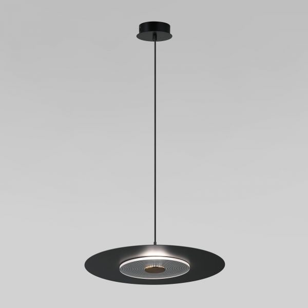 Подвесной светильник с металлическим плафоном Eurosvet 40030/1 LED черный