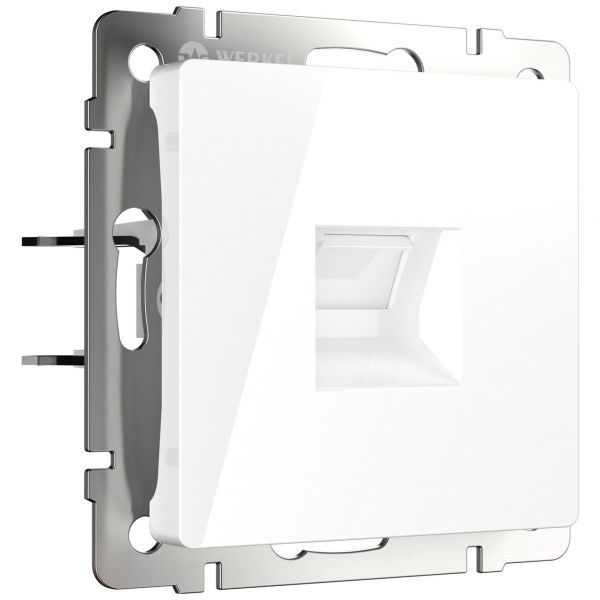 Розетка Ethernet RJ-45 cat. 6A экранированная (белый) W5120101 Werkel