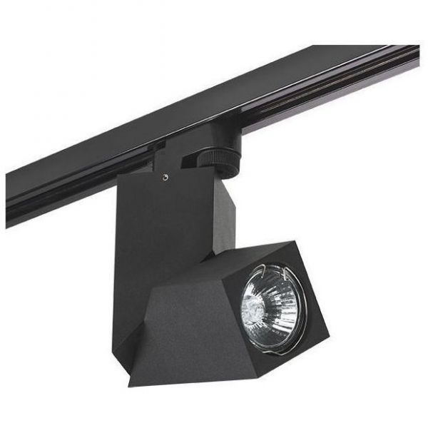 Трековый однофазный светильник A1T051057 черный Illumo Lightstar