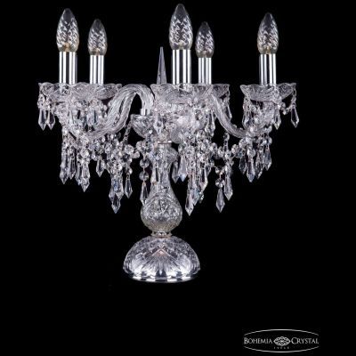 Настольная лампа Bohemia Ivele Crystal 1403L/5/141-39/Ni