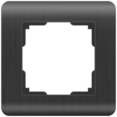 Рамка из пластика на 1 пост Werkel W0012104 графит (WL12-Frame-01)