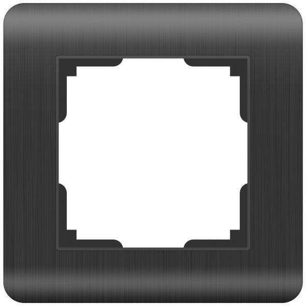 Рамка из пластика на 1 пост Werkel W0012104 графит (WL12-Frame-01)