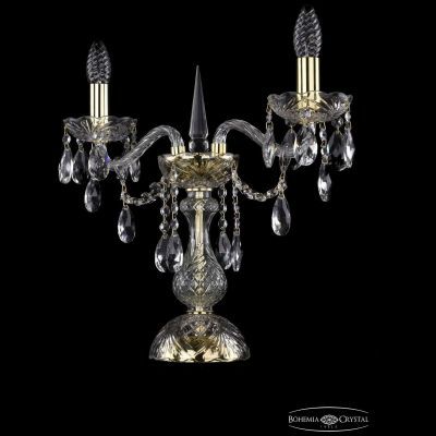 Настольная лампа Bohemia Ivele Crystal 1415L/2/141-39/G