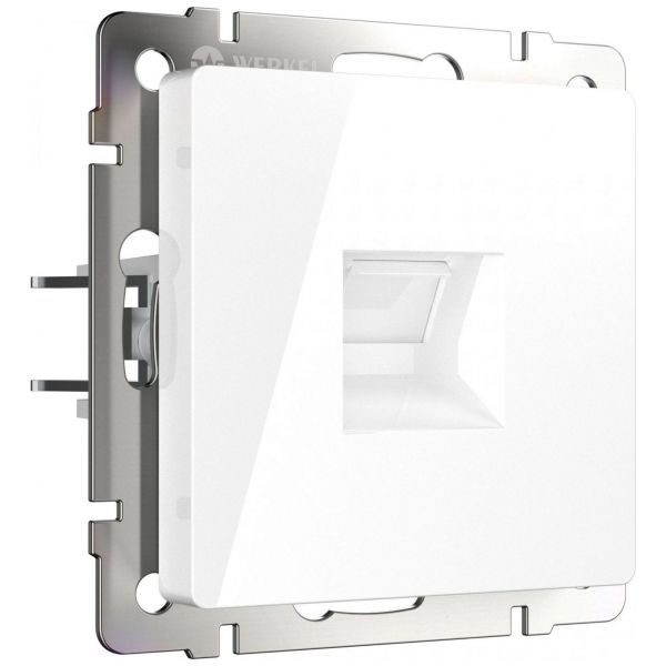 Розетка ТФ Werkel RJ-11 W1182001 белый (WL01-RJ-11)