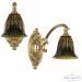 Бра бронзовые 7209B10/1/175 G P2 D Amber-Green/H-1k Bohemia Ivele Crystal