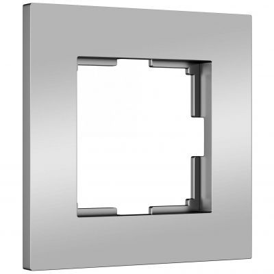 Рамка на 1 пост Slab (серебро матовый) W0012965 Werkel