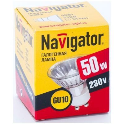 Лампа галогенная Navigator 94 208 JCDRC 50W GU10 230V 2000h