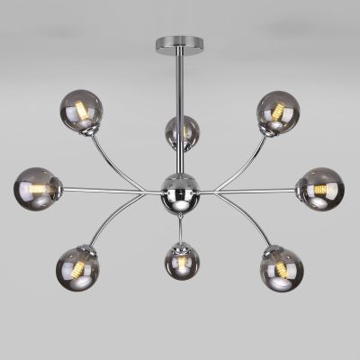 Потолочный светильник с тонированными плафонами Eurosvet 30179 хром