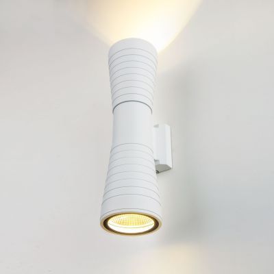 Уличный настенный светильник Elektrostandard 1502 TECHNO LED TUBE DOBLE белый
