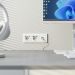 Розетка с заземлением, шторками и USB тип A+C (белый матовый) W1171761 Werkel