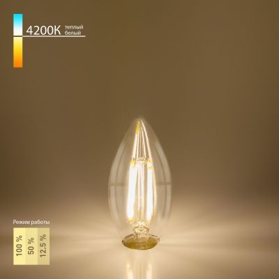 Филаментная светодиодная лампа Dimmable 5W 4200K E14 Elektrostandard BLE1401