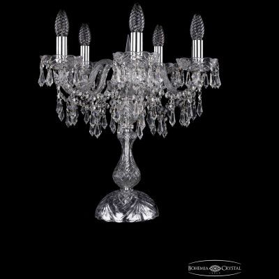 Настольная лампа Bohemia Ivele Crystal 1403L/5/141-47/Ni
