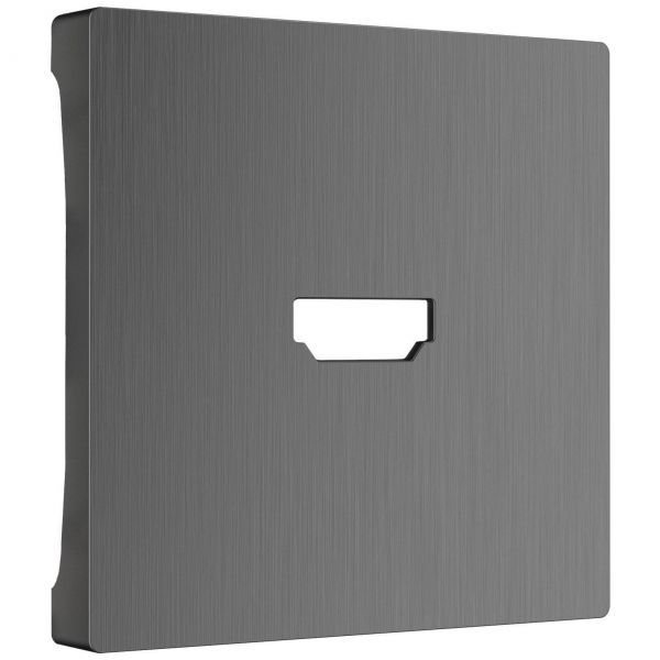 Накладка для розетки HDMI Werkel W1196004 графит рифленый (WL04-HDMI-CP)