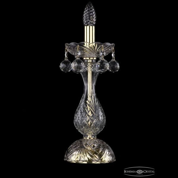 Настольная лампа Bohemia Ivele Crystal 1409L/1-35/G