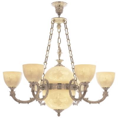 Люстра бронзовая 71009P/6/210 NW P1 U Pair FD2M Bohemia Ivele Crystal
