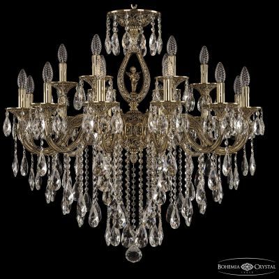 Люстра бронзовая 71401/12+6/300 B GB FA10M Bohemia Ivele Crystal