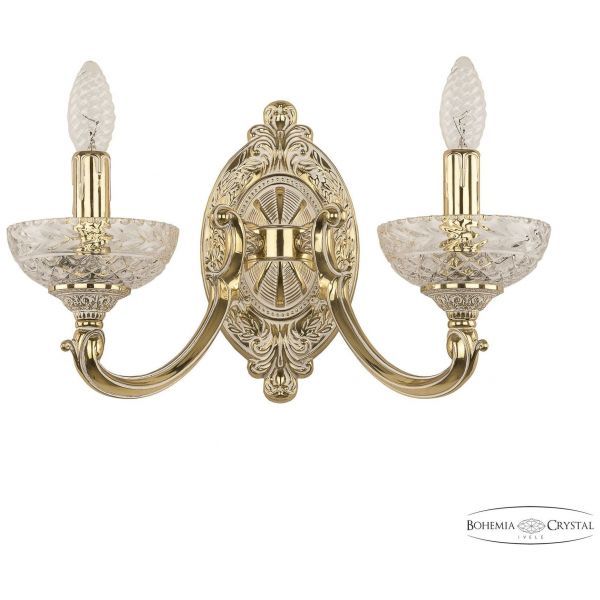 Бра бронзовые 7209B10/2/175 GW P Clear/M-1f Bohemia Ivele Crystal
