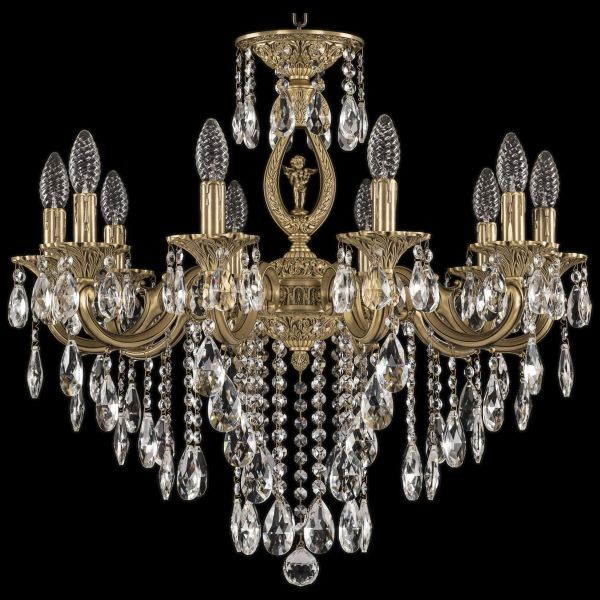 Люстра бронзовая 72401/10/210 B FP FA10S Bohemia Ivele Crystal
