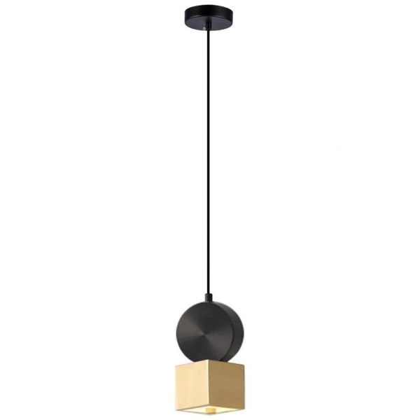 Подвесной светодиодный светильник G51212/1A BK GD Gerhort