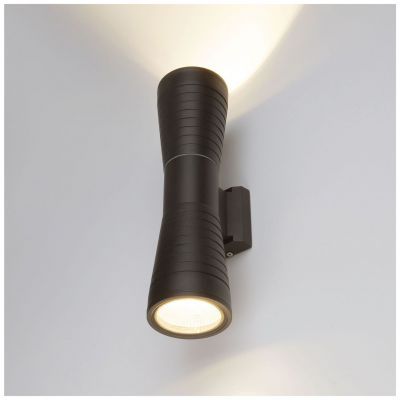 Уличный настенный светильник Elektrostandard 1502 TECHNO LED TUBE DOBLE черный