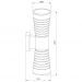 Уличный настенный светильник Elektrostandard 1502 TECHNO LED TUBE DOBLE черный