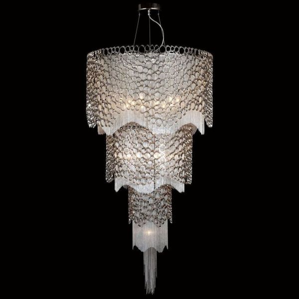 Подвесная люстра Crystal Lux HAUBERK SP-PL12+8+4