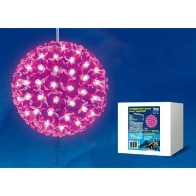 Подвесной шар Uniel ULD-H2121-200/DTA PINK IP20 SAKURA BALL