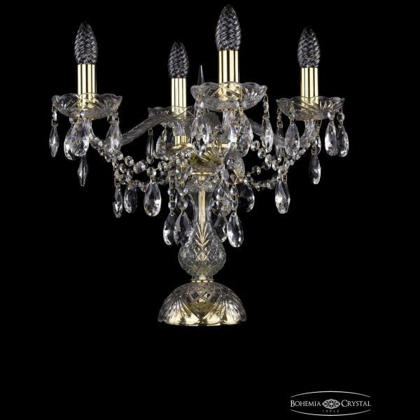 Настольная лампа Bohemia Ivele Crystal 1415L/4/141-39/G