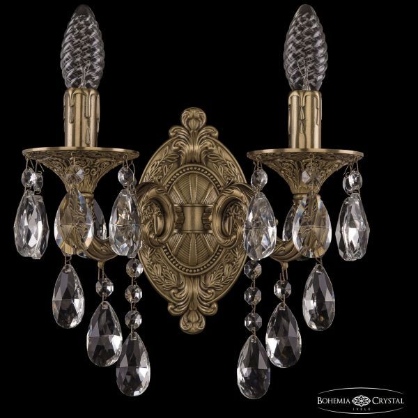 Бра бронзовые 7101B11/2/125 B FP Bohemia Ivele Crystal