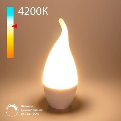 Светодиодная диммируемая лампа Dimmable 7W 4200K E14 (CW35) Elektrostandard