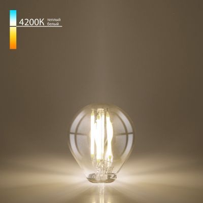 Филаментная светодиодная лампа Mini Classic F 8W 4200K E14 (G45 прозрачный) BLE1446 Elektrostandard