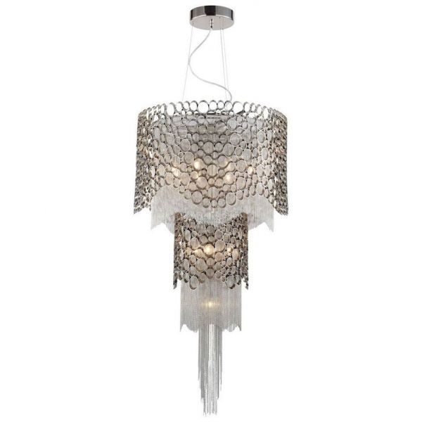 Подвесная люстра Crystal Lux HAUBERK SP-PL8+4