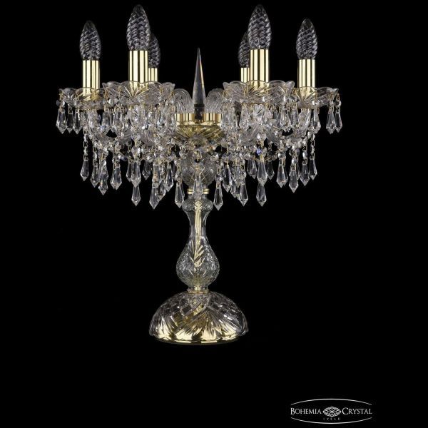 Настольная лампа Bohemia Ivele Crystal 1403L/6/141-47/G