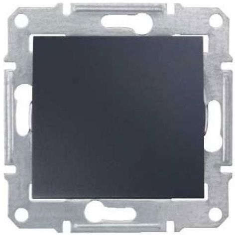 Выключатель 1-клавишный Schneider Electric Sedna Графит 10A, 250В (сх.1)