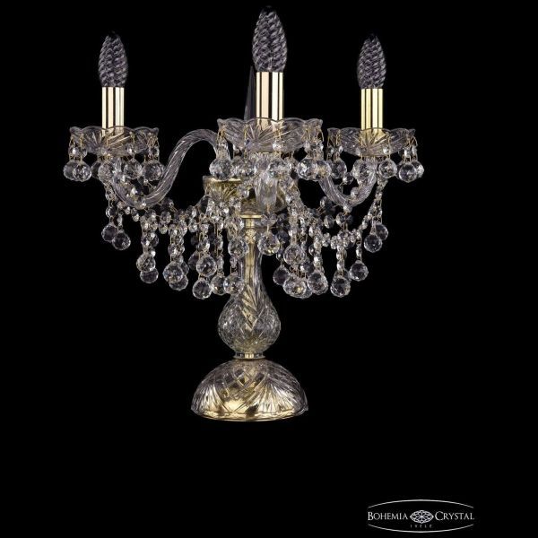 Настольная лампа Bohemia Ivele Crystal 1409L/3/141-39/G