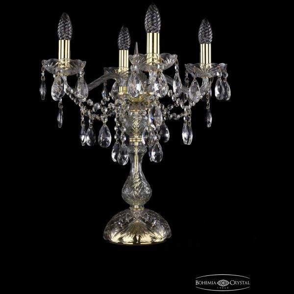 Настольная лампа Bohemia Ivele Crystal 1415L/4/141-47/G