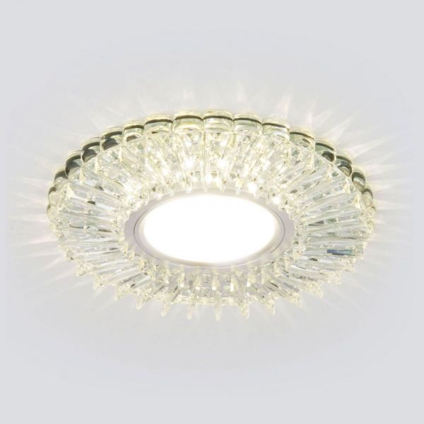 Точечный светильник с LED подсветкой Elektrostandard 2204 MR16 CL прозрачный